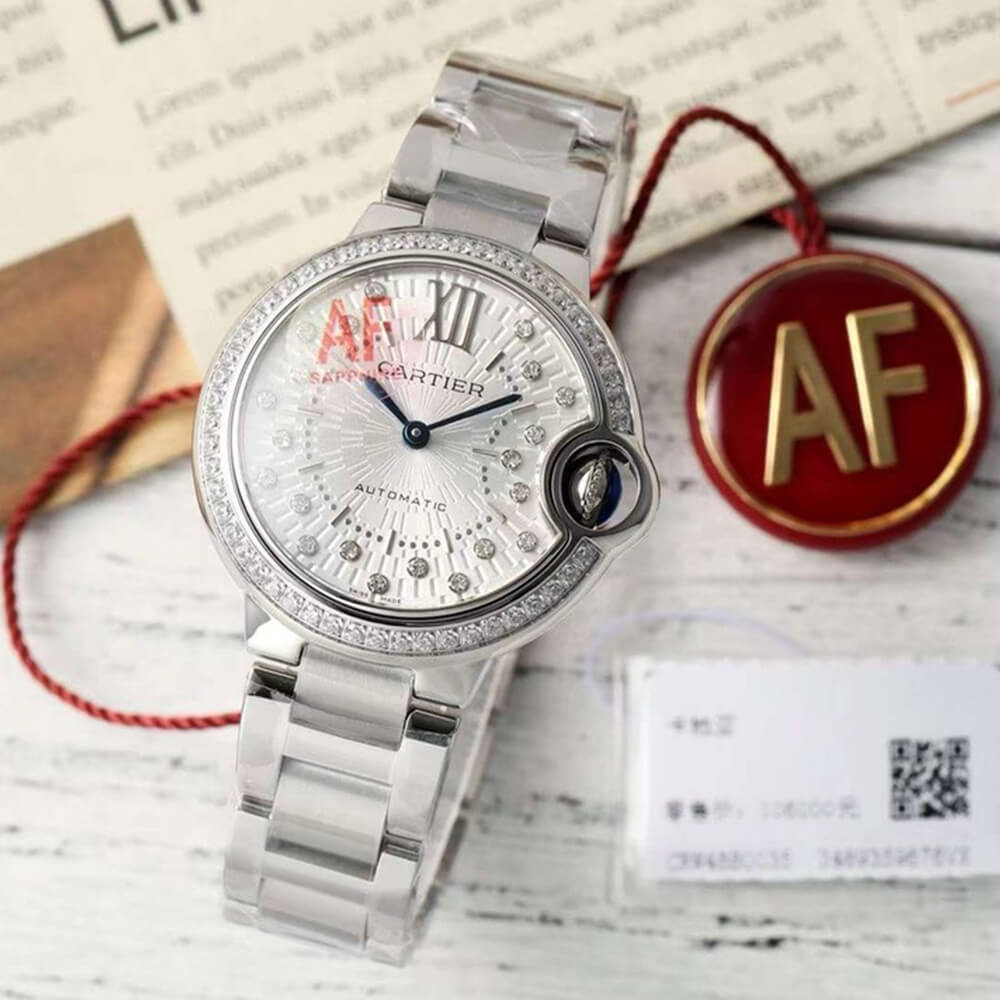 Cartier 33mm Ballon Bleu de Cartier watch - Replica Luxury Bags™