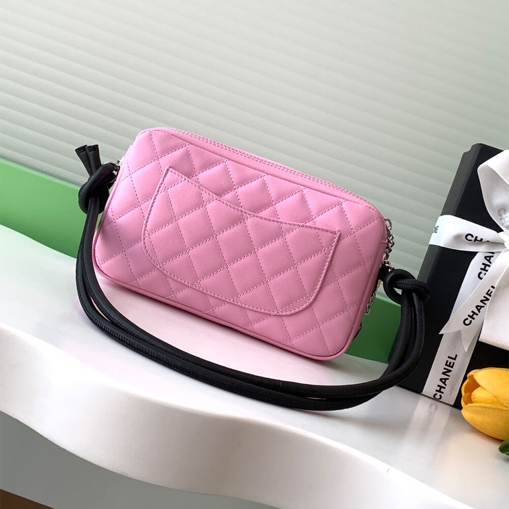 Chanel Mini Cambon Camera Bag in Pink - Replica Luxury Bags™