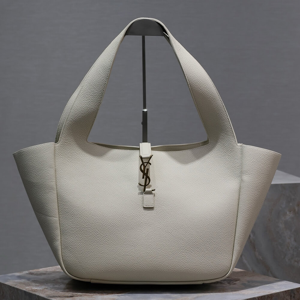 YSL LE 5 A 7 Bea In Grained Leather Bag - Replica Luxury Bags™