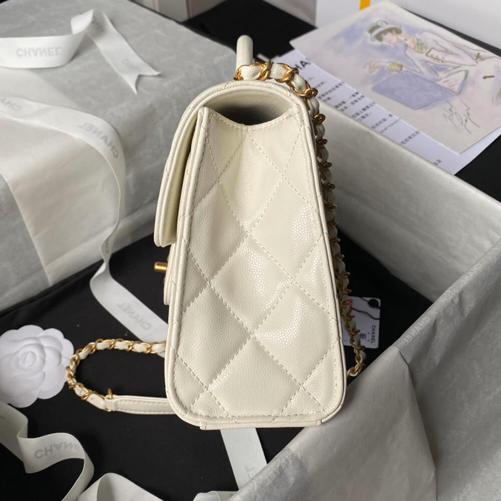 Chanel Small Flap Bag With Top Handle - Replica Luxury Bags™