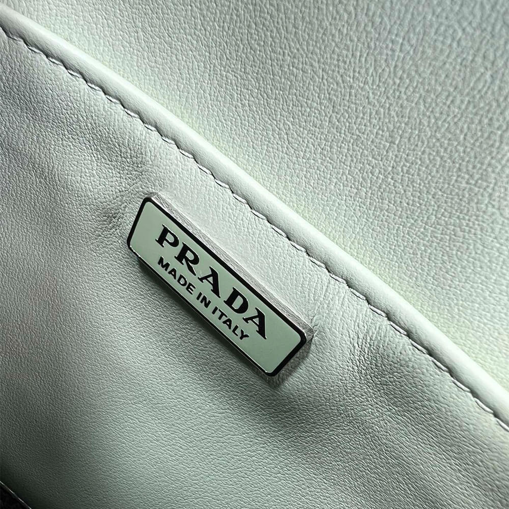 Small Prada Cleo Brushed Leather Shoulder Bag with Flap - Replica Luxury Bags™