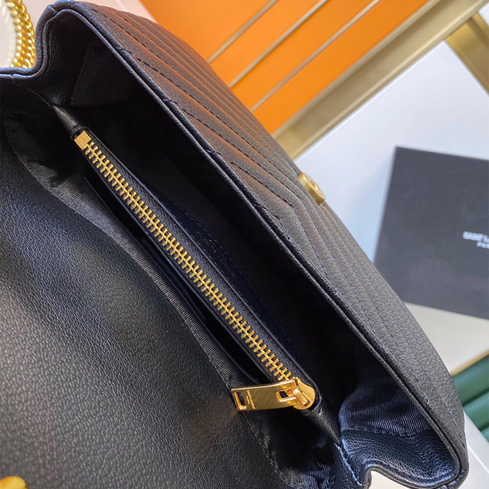 YSL Saint Laurent College Quilted-leather Satchel Bag - Replica Luxury Bags™