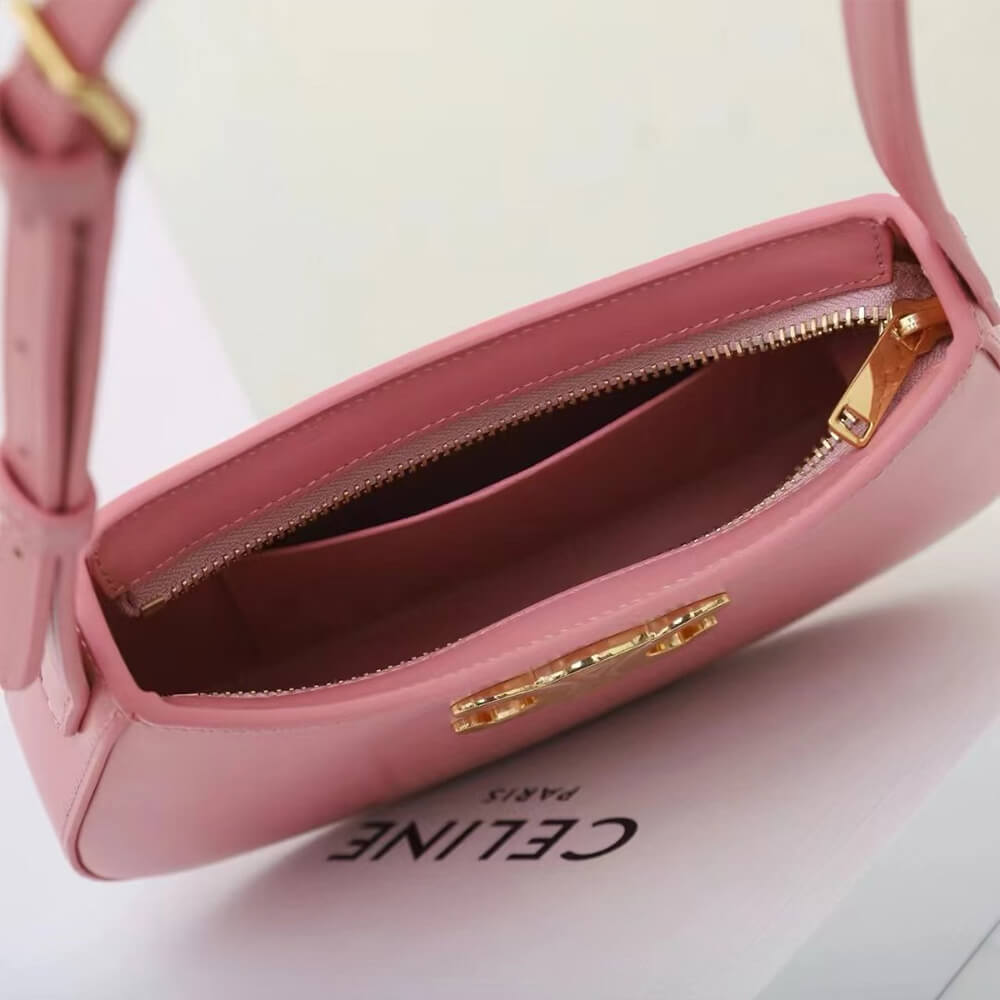 CELINE MEDIUM TILLY BAG in shiny calfskin - Replica Luxury Bags™