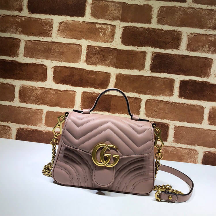 Gucci GG Marmont Mini Top Handle Bag - Replica Luxury Bags™