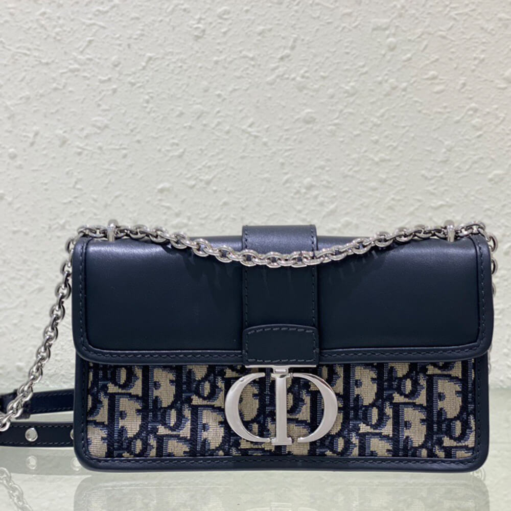 Dior 30 Montaigne East-West Bag with Chain - Replica Luxury Bags™