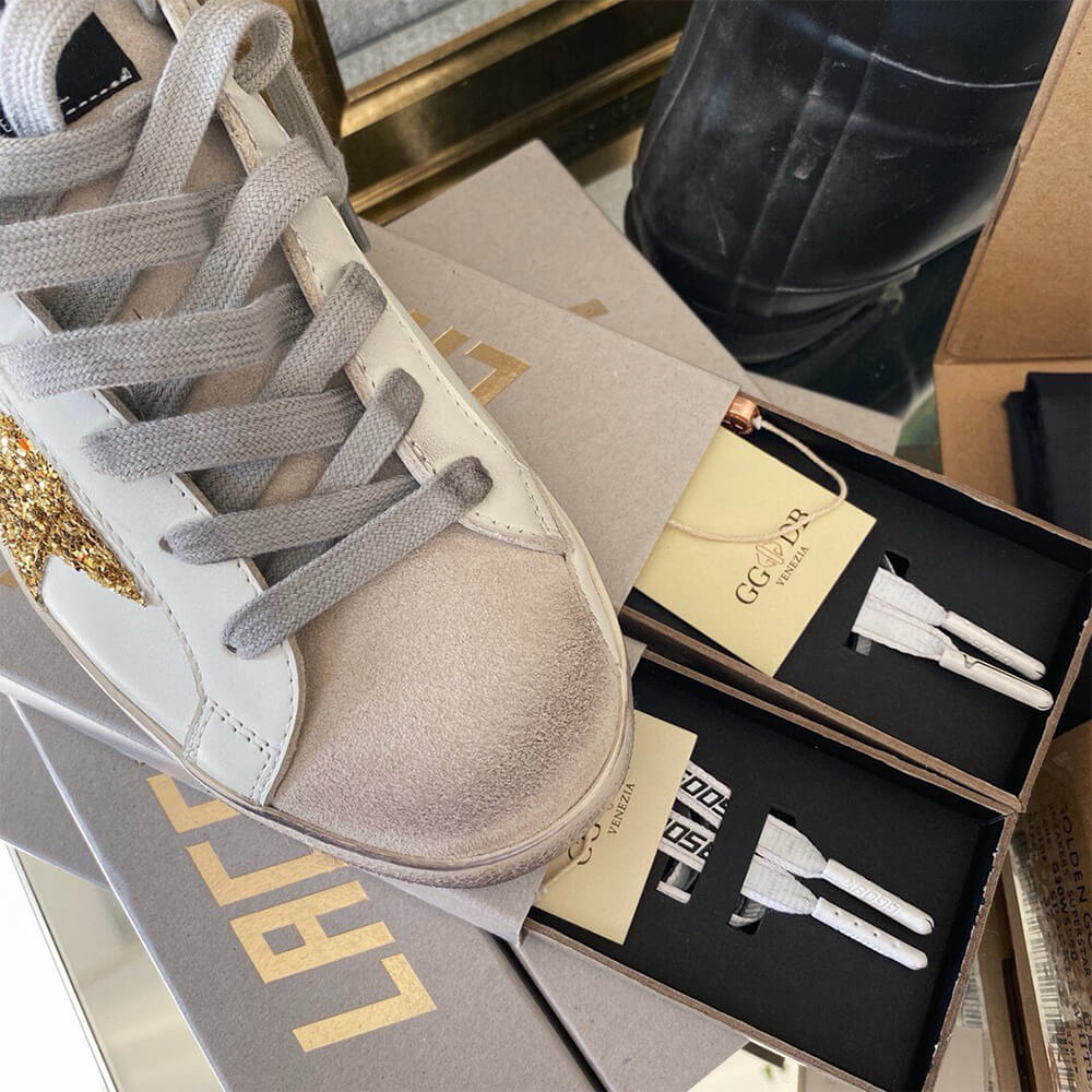 Golden Goose Super-Star Sneakers Shoes - Replica Luxury Bags™