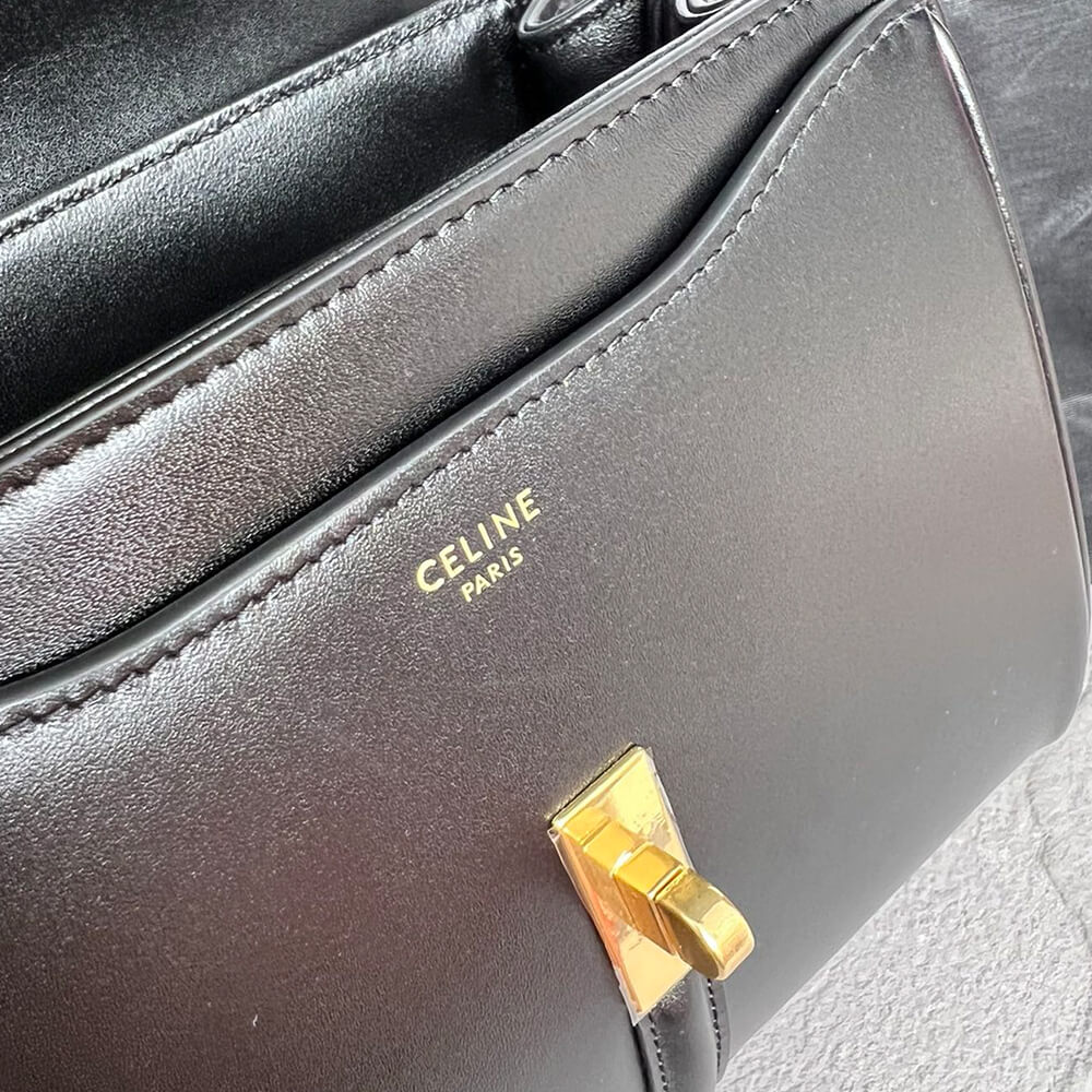 Celine Mini 16 Bag in Satinated Calfskin - Replica Luxury Bags™