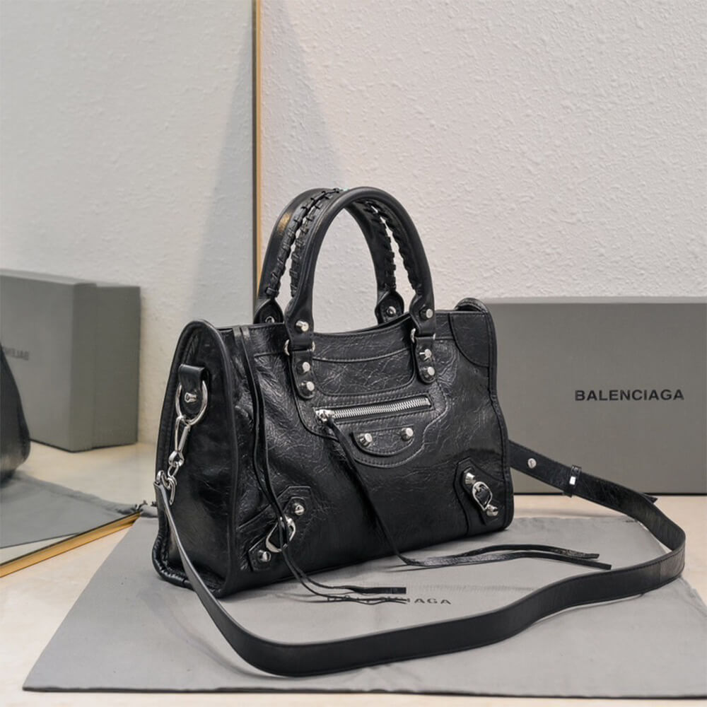 Balenciaga Women's Le City Bag Small - Replica Luxury Bags™