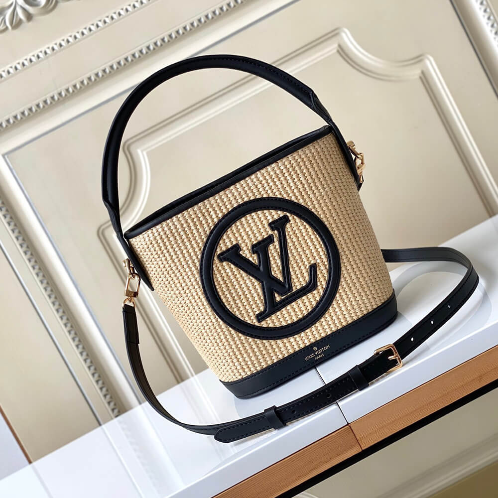 LV Petit Bucket Raffia Bag - Replica Luxury Bags™
