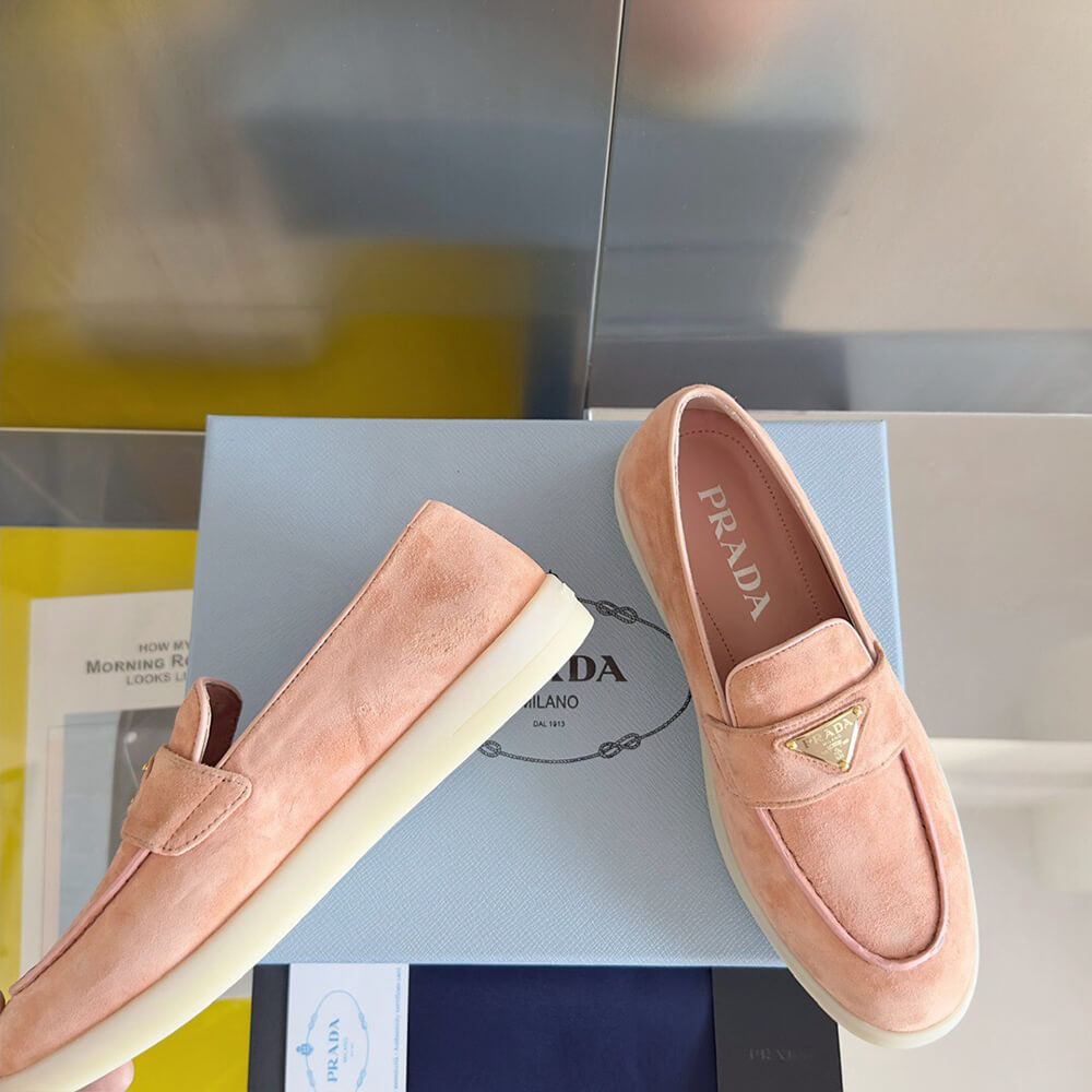 Prada Unisex Loafer Shoes - Replica Luxury Bags™