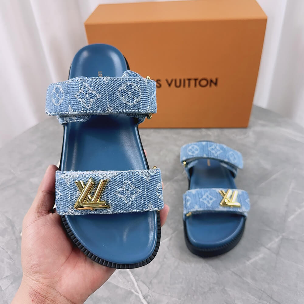 LV Bom Dia Flat Comfort Mule Shoes - Replica Luxury Bags™