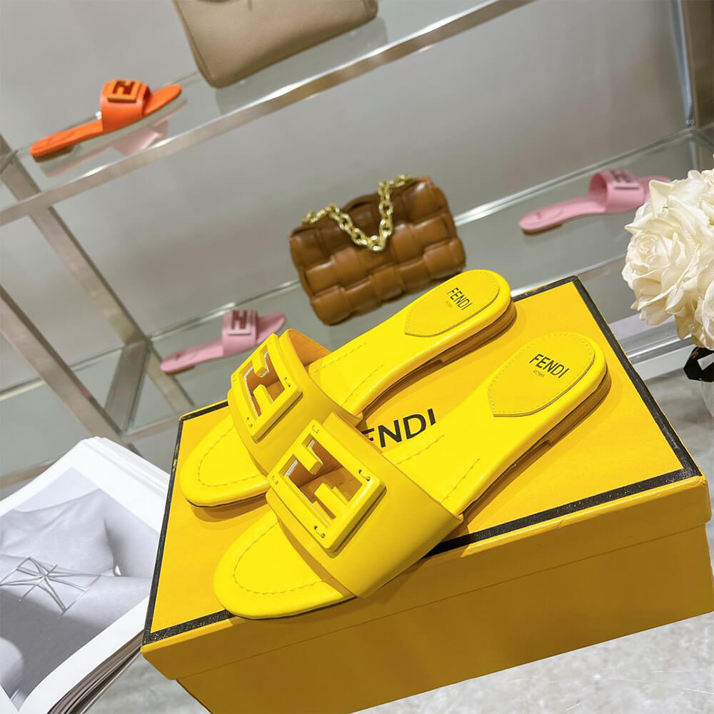 Fendi Baguette Slides Shoes - Replica Luxury Bags™
