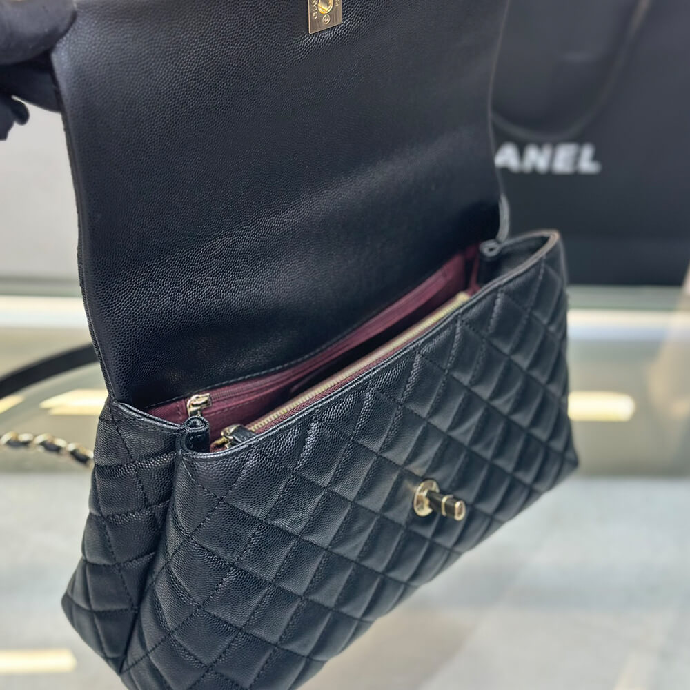 Chanel Large Flap Bag With Top Handle - Replica Luxury Bags™