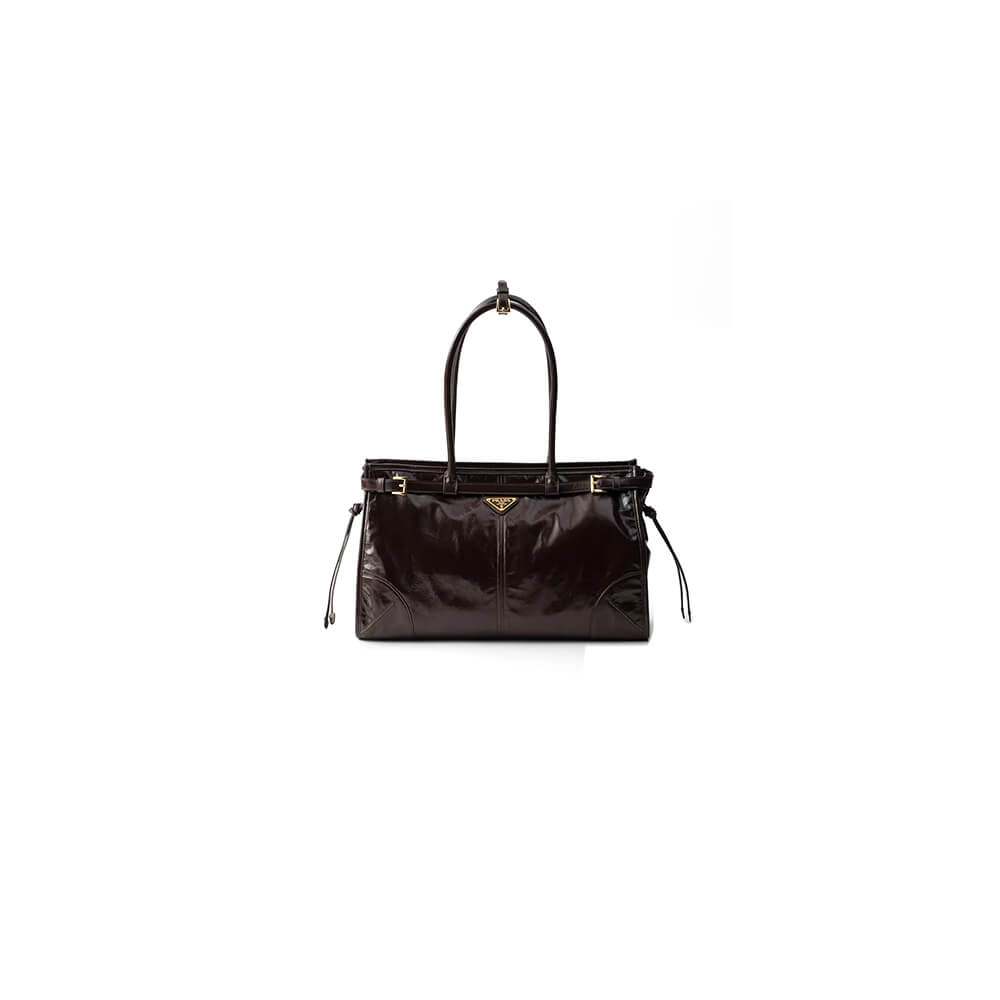 Prada Large Leather Handbag - Replica Luxury Bags™