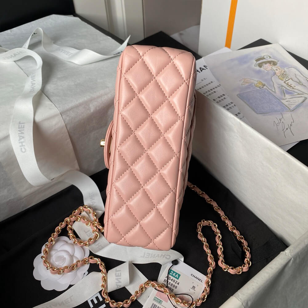 CHANEL Mini Flap Bag with Top Handle - Replica Luxury Bags™