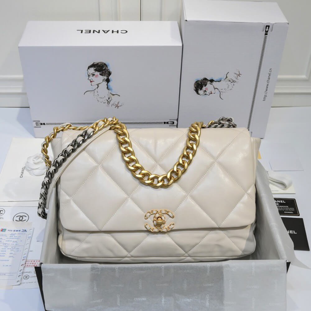 CHANEL 19 MAXI HANDBAG - Replica Luxury Bags™