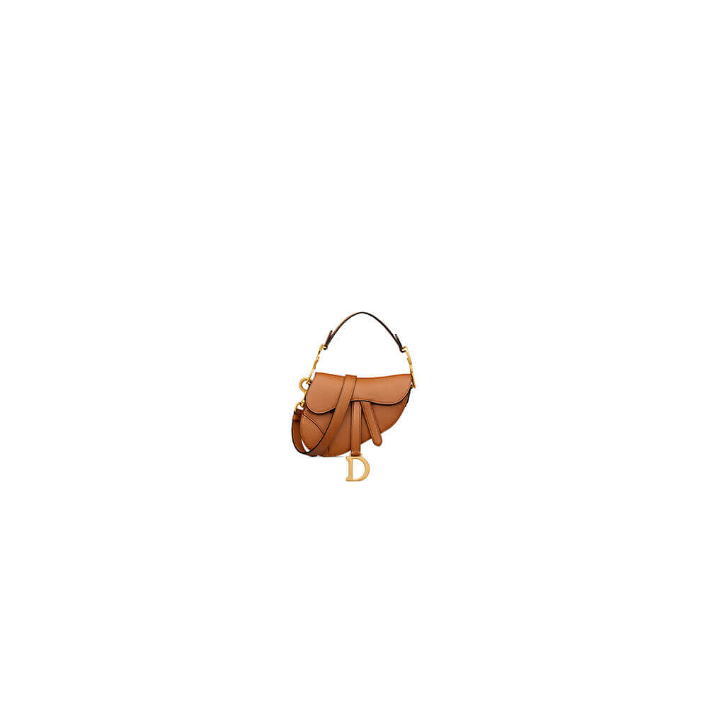 Dior Mini Saddle Bag with Strap - Replica Luxury Bags™
