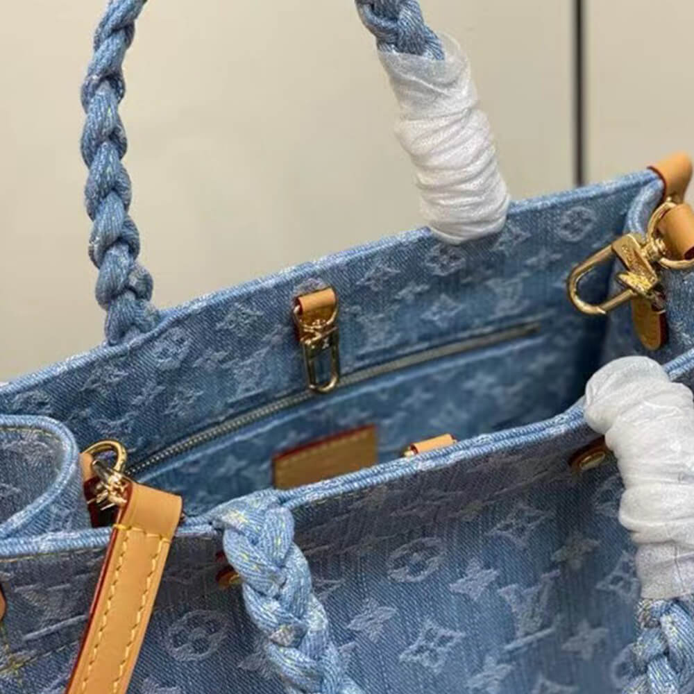 LV Let Go PM Denim Tote Bag - Replica Luxury Bags™