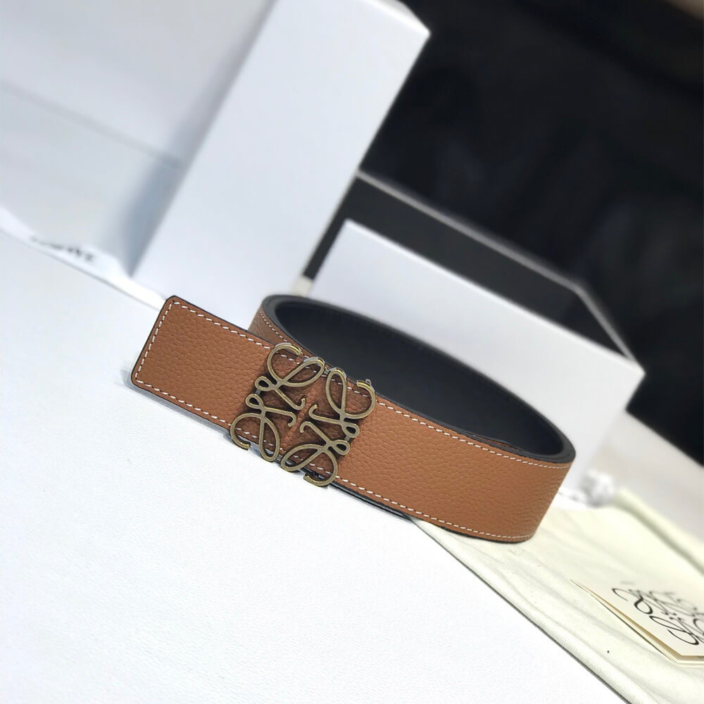 LOEWE Reversible Anagram belt 40mm - Replica Luxury Bags™