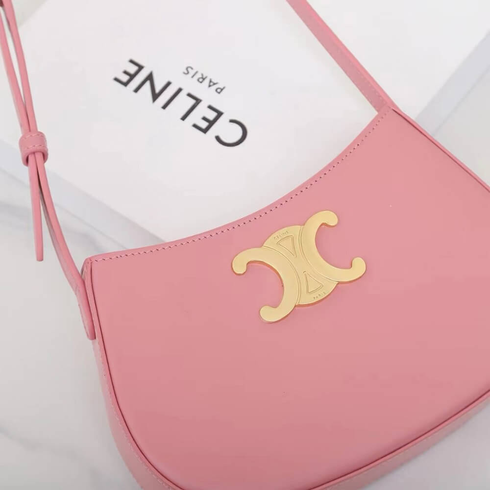 CELINE MEDIUM TILLY BAG in shiny calfskin - Replica Luxury Bags™