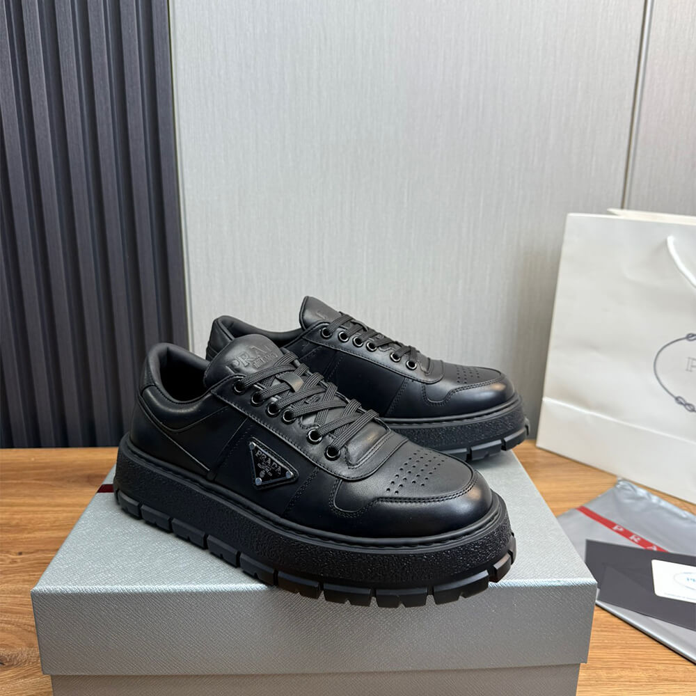 Prada Leather Sneakers Shoes - Replica Luxury Bags™