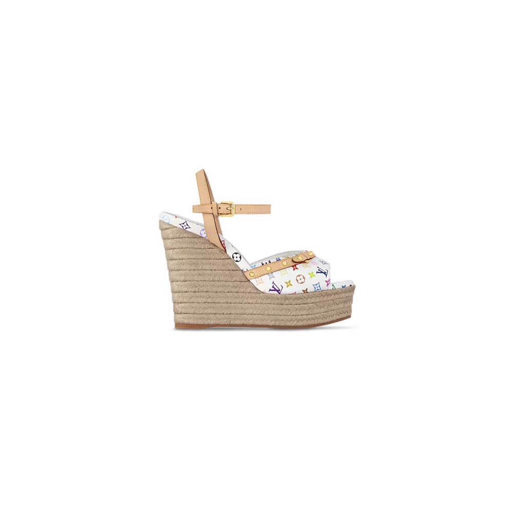 LV x TM Helios Wedge Sandal Shoes - Replica Luxury Bags™