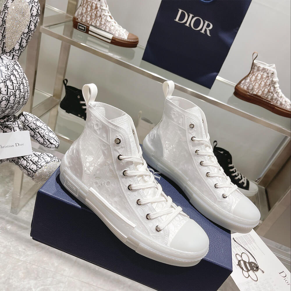 DIOR B23 High-Top Sneakers Dior Oblique Shoes - Replica Luxury Bags™