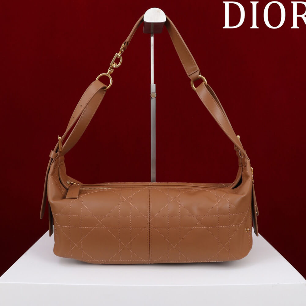 Dior Medium D-Journey Bag in Vintage Smooth Calfskin - Replica Luxury Bags™