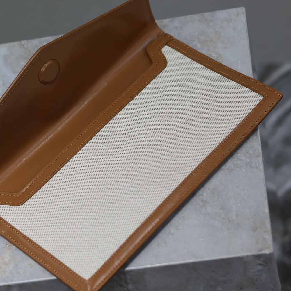 YSL uptown pouch in canvas and leather Bag - Replica Luxury Bags™