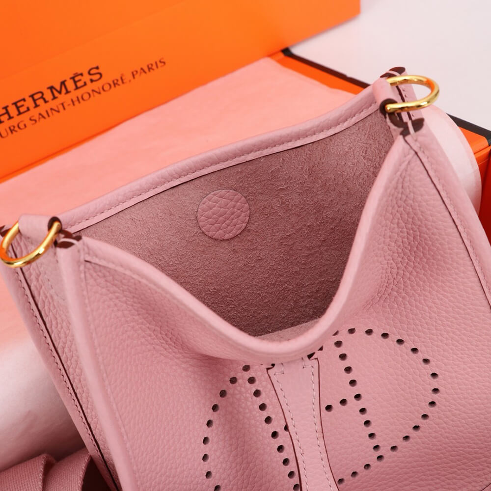 Hermes Evelyne 16 Pink Bag - Replica Luxury Bags™