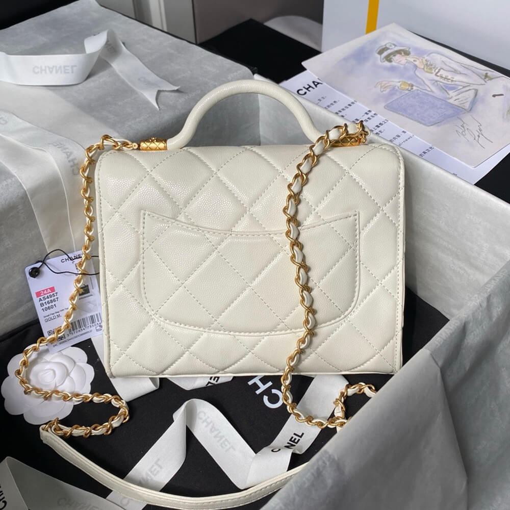 Chanel Small Flap Bag With Top Handle - Replica Luxury Bags™