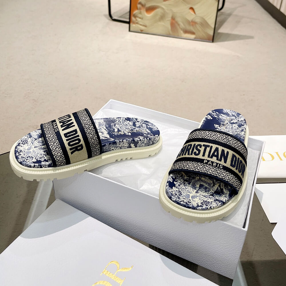 Dior Dway Slide Shoes - Replica Luxury Bags™