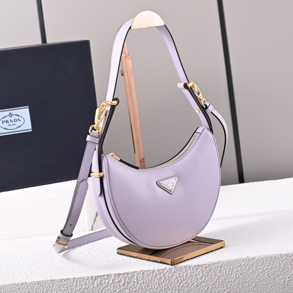 Prada Arque Leather Shoulder Bag - Replica Luxury Bags™