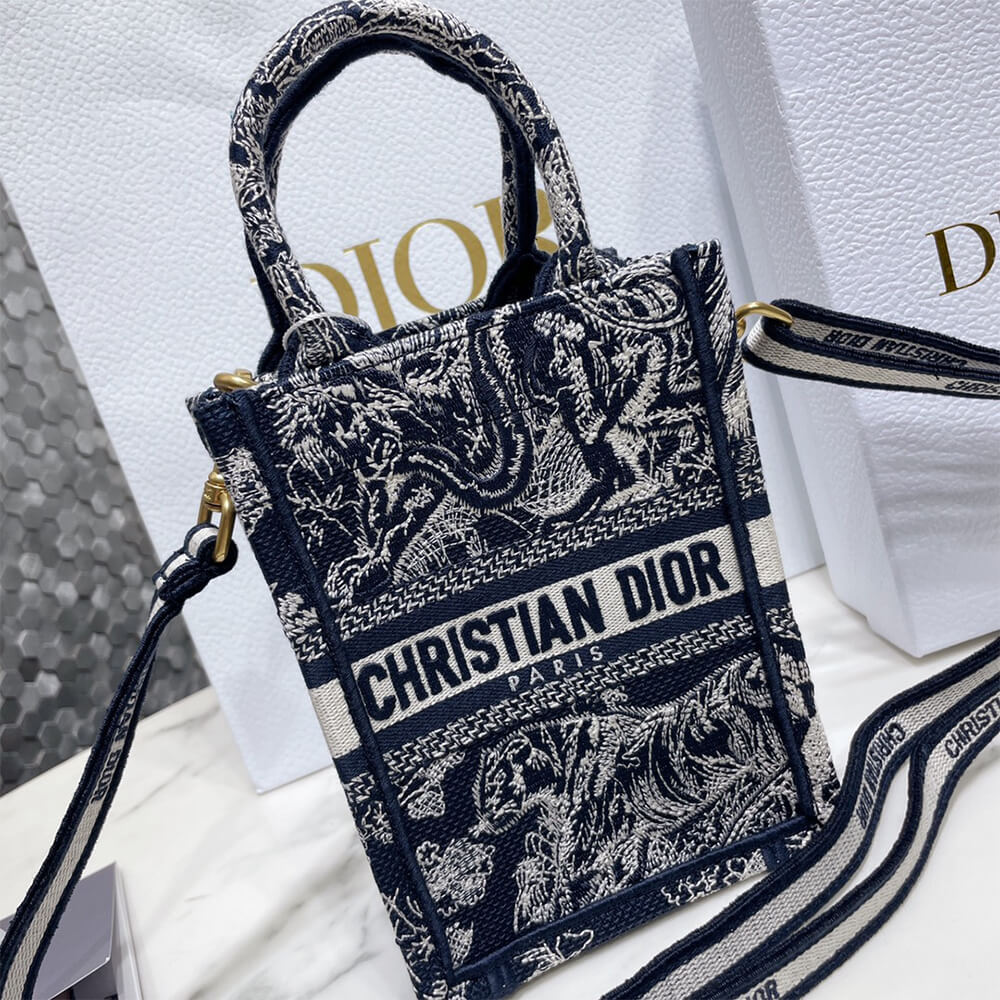 Mini Dior Book Tote Phone Bag - Replica Luxury Bags™