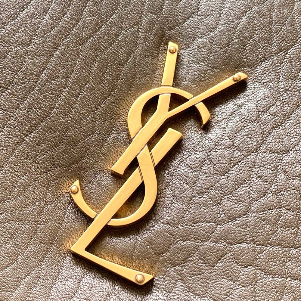 YSL Calypso Large Bag in Grained Lambskin - Replica Luxury Bags™