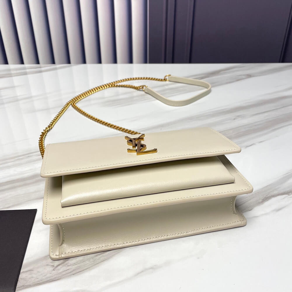 YSL Sunset Chain Wallet Bag in Smooth Leather - Replica Luxury Bags™