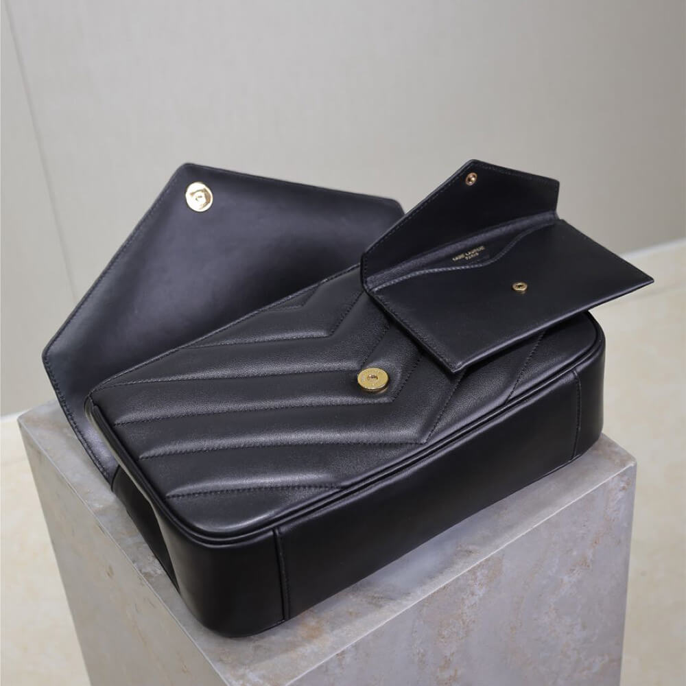 YSL Loulou Medium Bag in Matelasse Lambskin - Replica Luxury Bags™