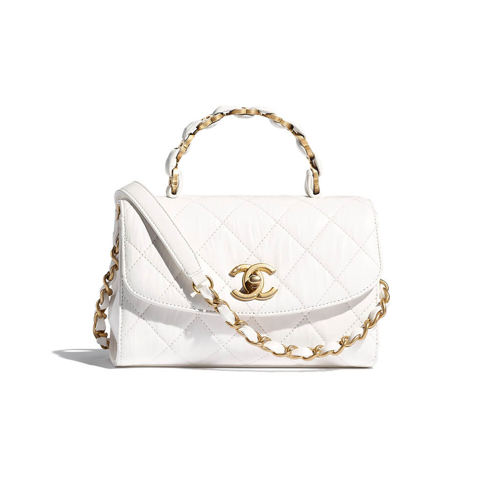 Chanel Mini Flap Bag with Top Handle - Replica Luxury Bags™