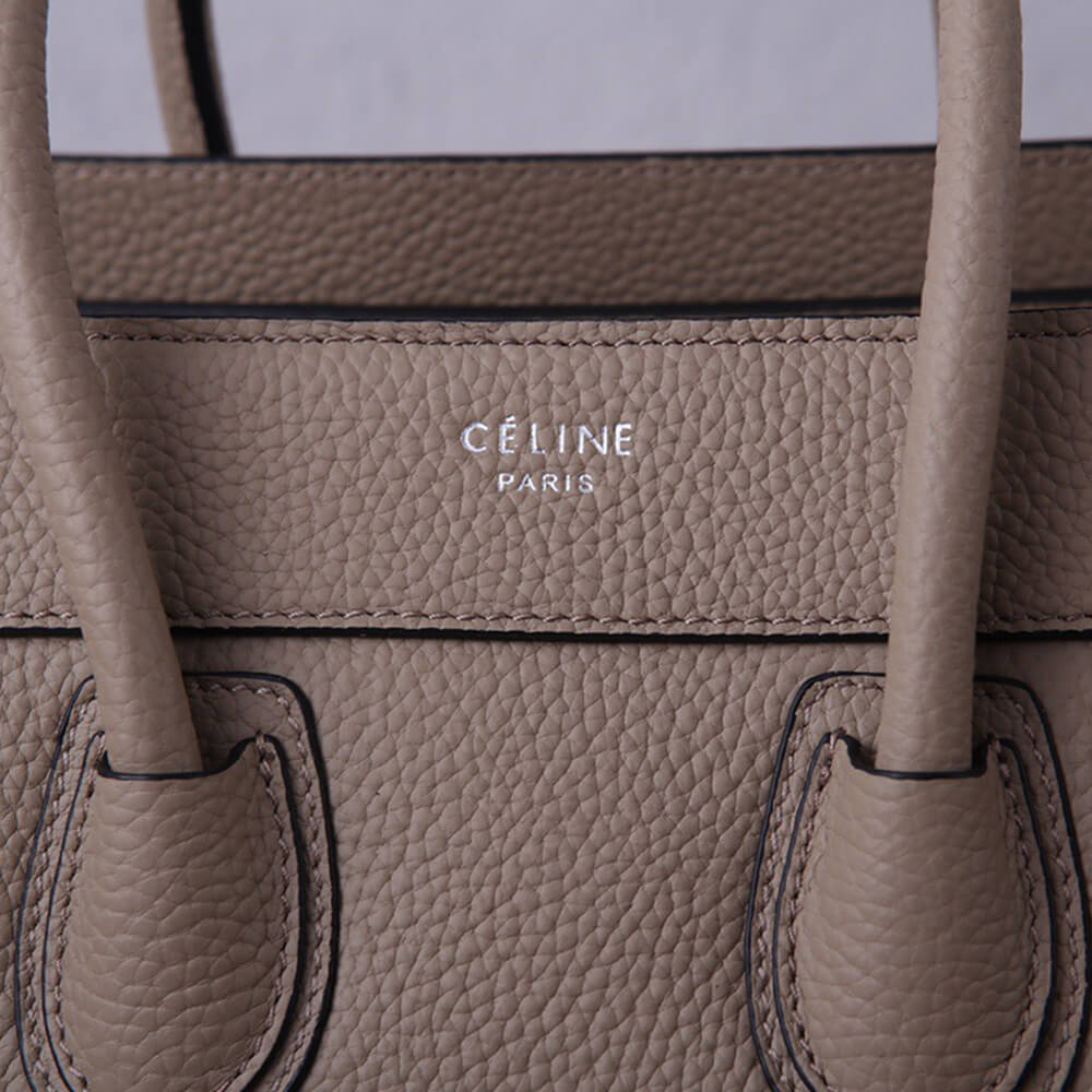 Celine Micro Luggage Handbag in Calfskin - Replica Luxury Bags™