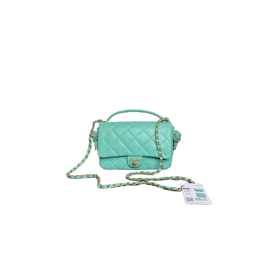 CHANEL Flap Bag with Top Handle - Replica Luxury Bags™