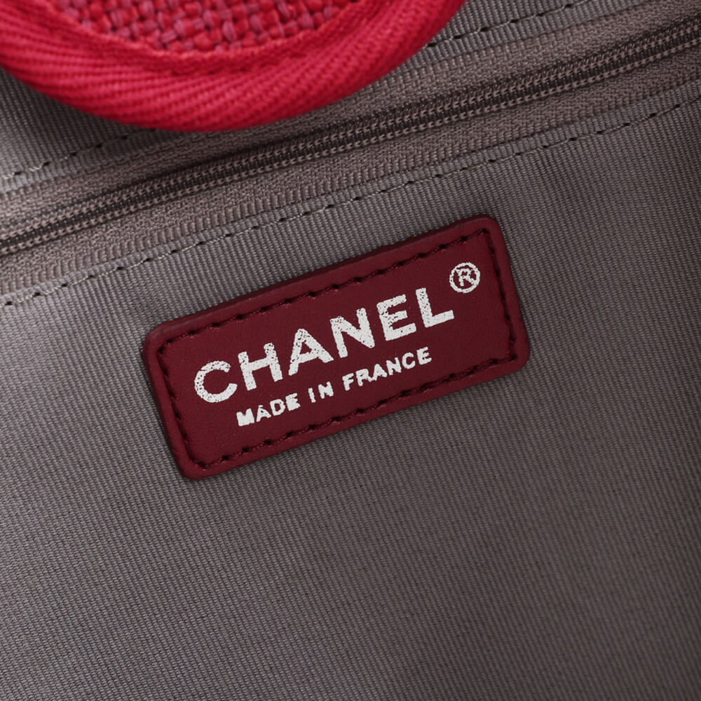 Chanel Woven Straw Raffia Striped Medium Deauville Tote Bag - Replica Luxury Bags™