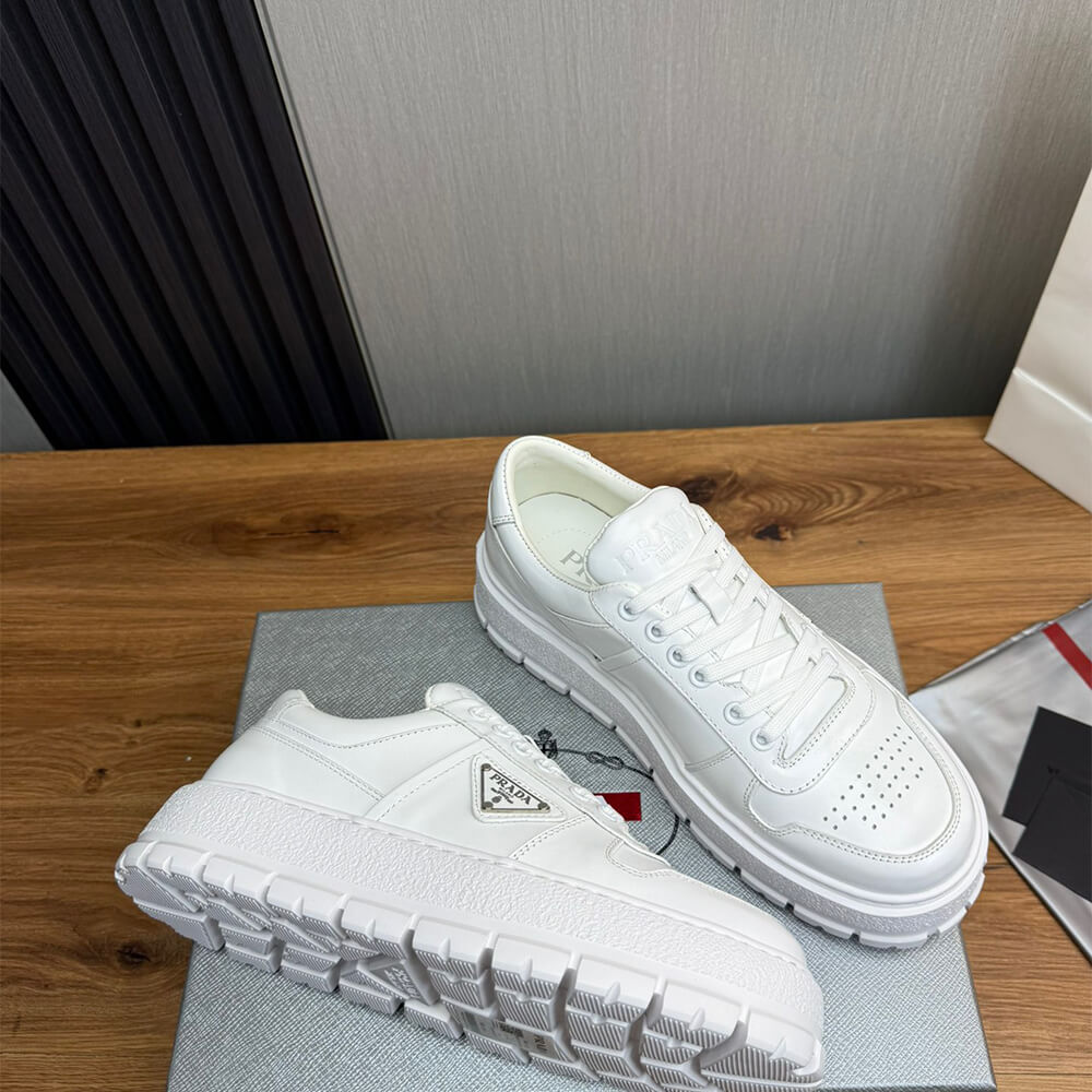 Prada Leather Sneakers Shoes - Replica Luxury Bags™