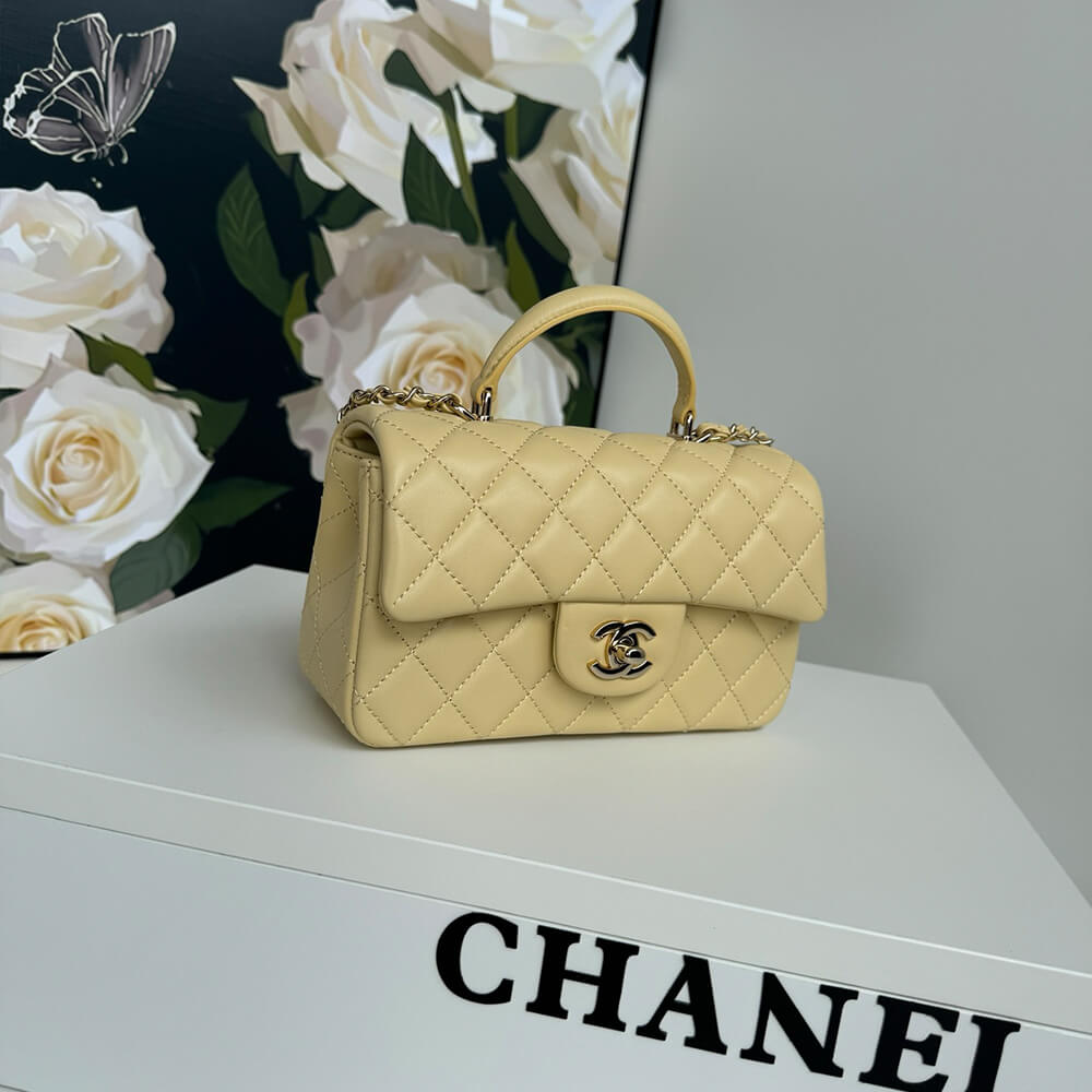 Chanel Mini Classic Handbag With Top Handle - Replica Luxury Bags™