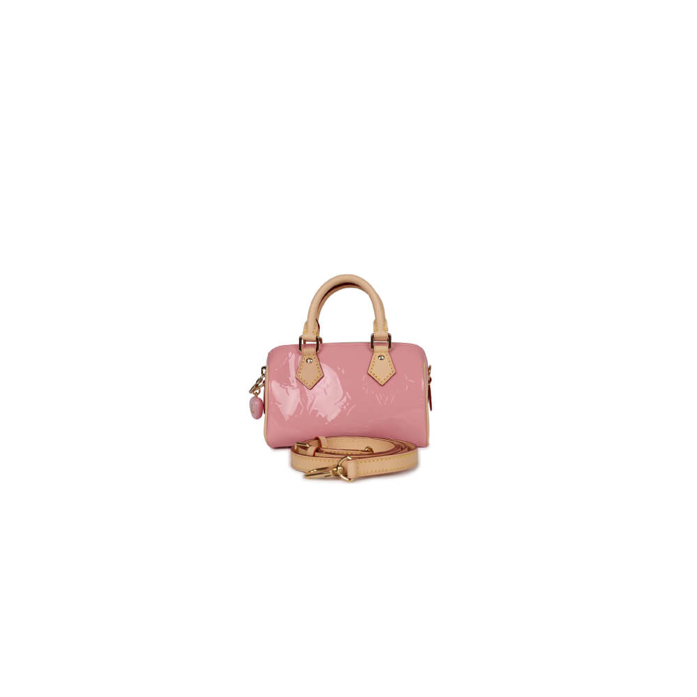 LV Nano Speedy Bag in Pink - Replica Luxury Bags™