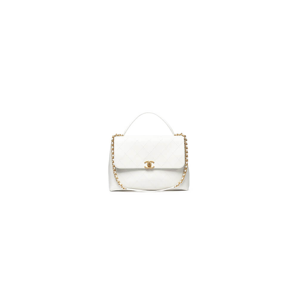Chanel Large Flap Bag With Top Handle - Replica Luxury Bags™