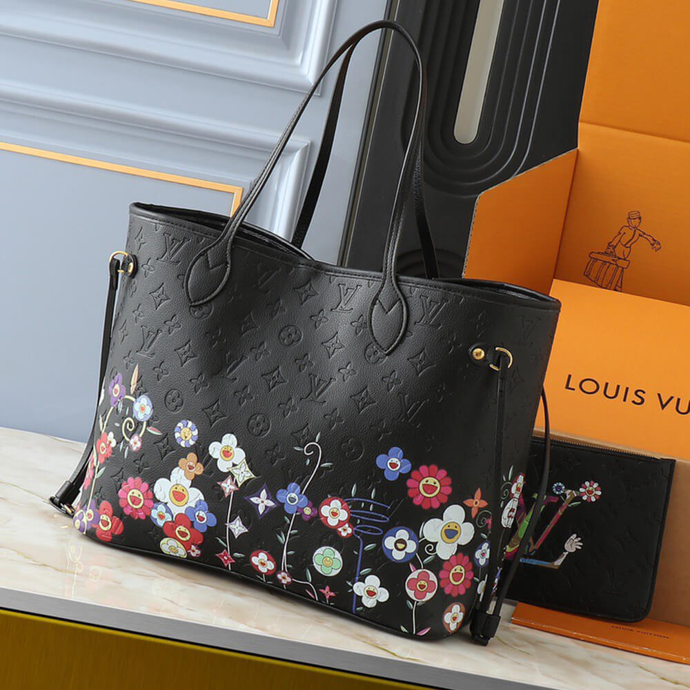 LV x TM Neverfull MM Bag - Replica Luxury Bags™