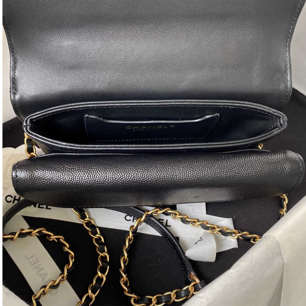 Chanel Mini Flap Bag with Top Handle - Replica Luxury Bags™