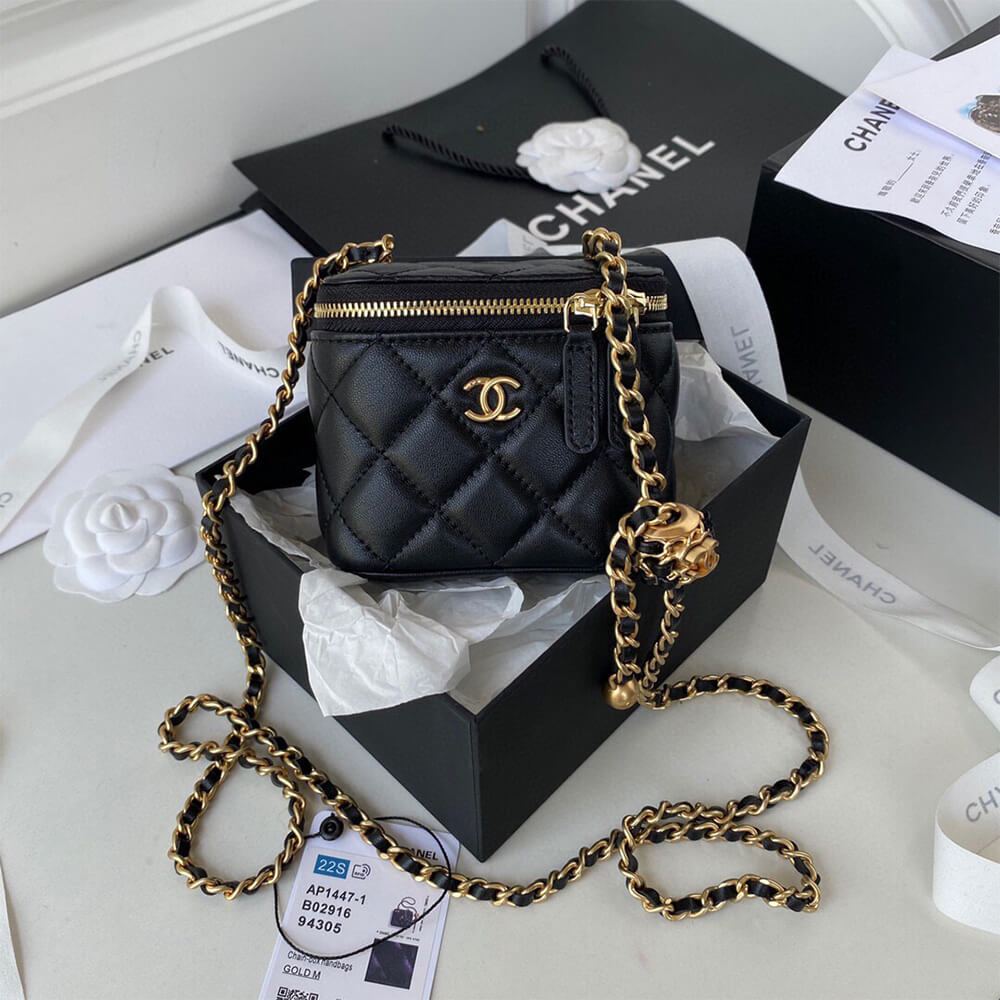 Chanel Small Vanity With Chain Bag - Replica Luxury Bags™