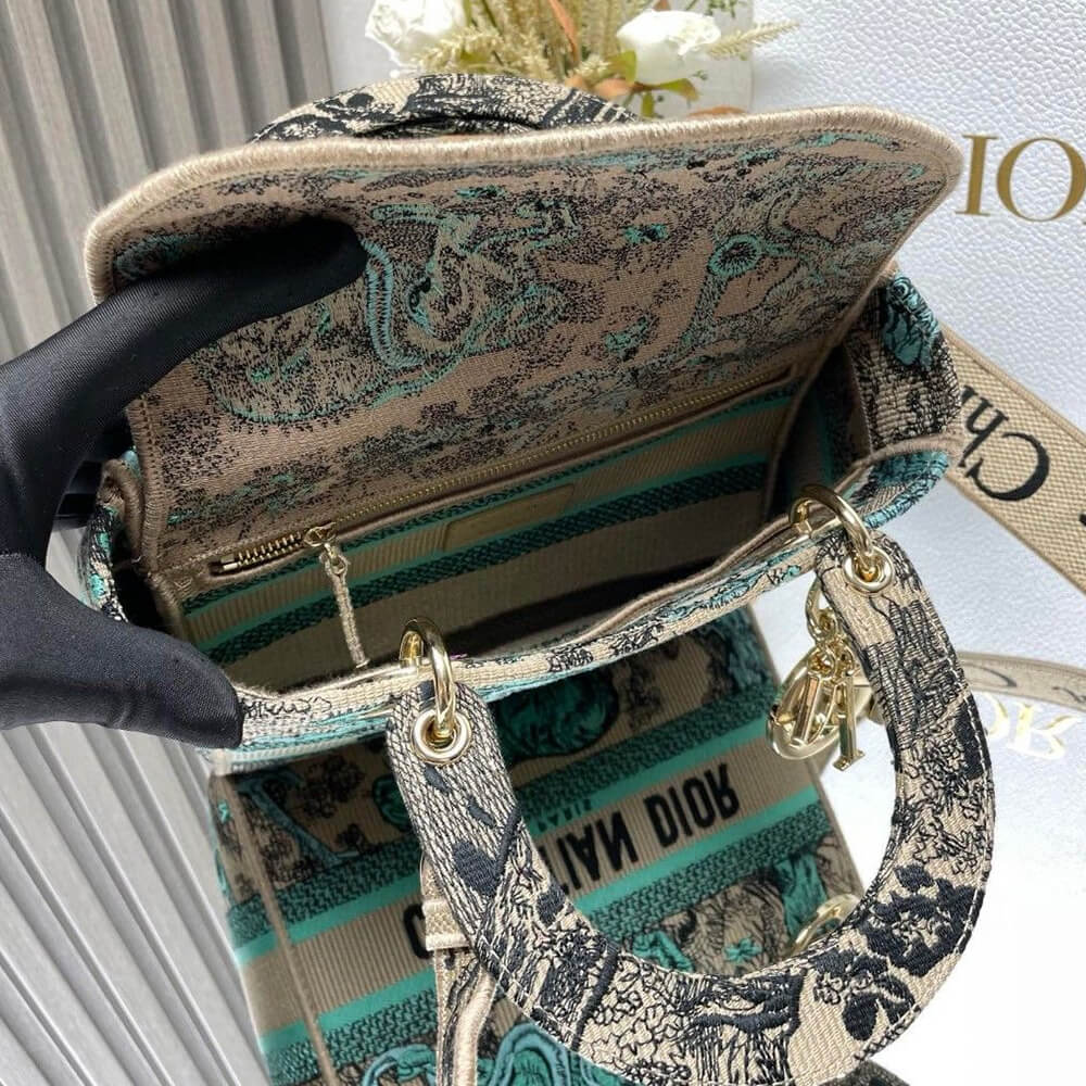 Medium Dioriviera Lady D-Lite Bag - Replica Luxury Bags™