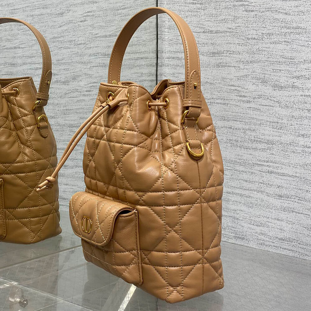 Small Dior Caro Bucket Bag - Replica Luxury Bags™